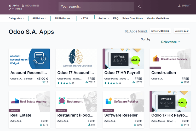 How to install and manage Odoo modules